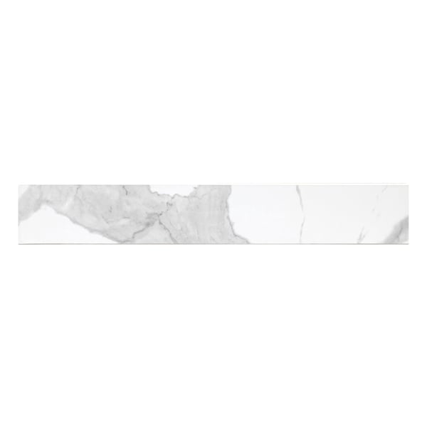 Eden Statuary 4 In. X 24 In. Matte Porcelain Bullnose Wall Tile, 10PK